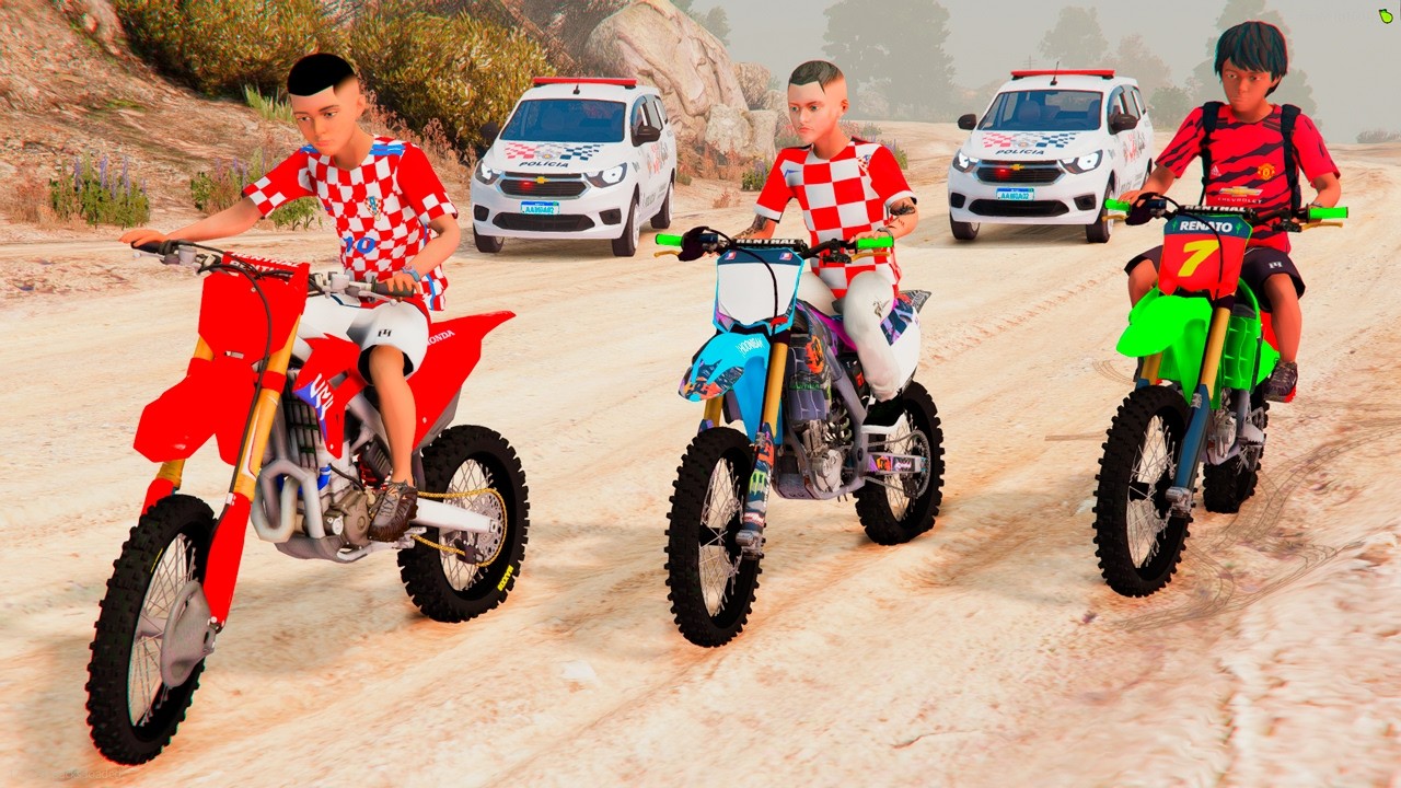 GTA V: MODS - DEI ESSA FUGA EPICA COM MEUS AMIGOS NA TRILHA