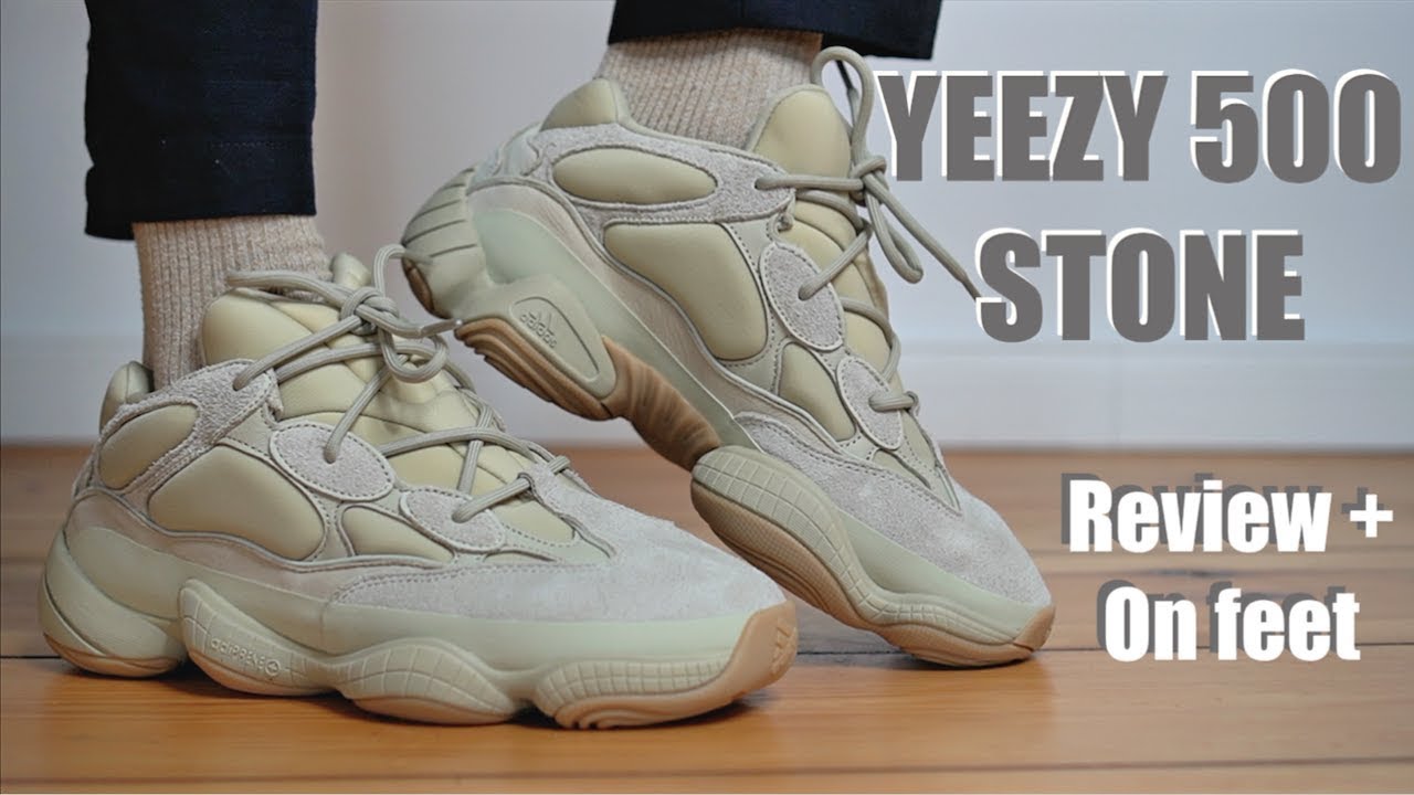 ADIDAS YEEZY 500 STONE REVIEW + ON FEET....WATCH BEFORE YOU BUY