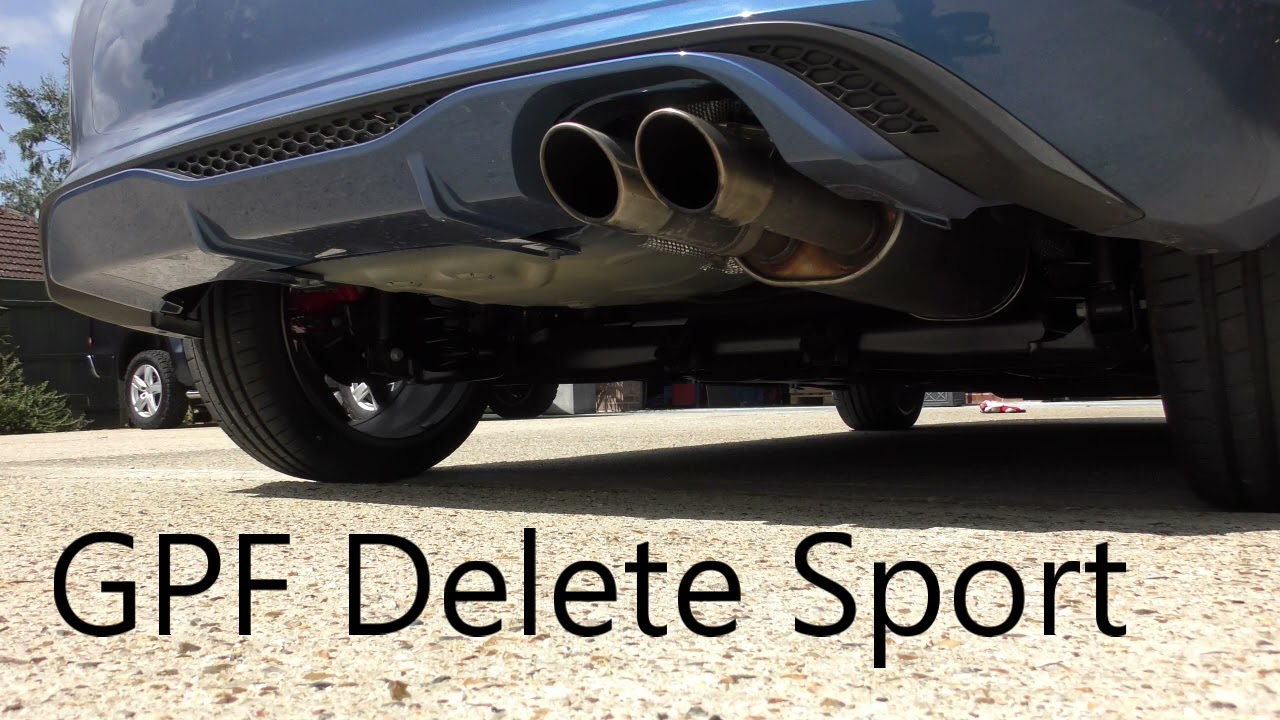 Fiesta ST Exhaust with GPF delete and TRS custom Map