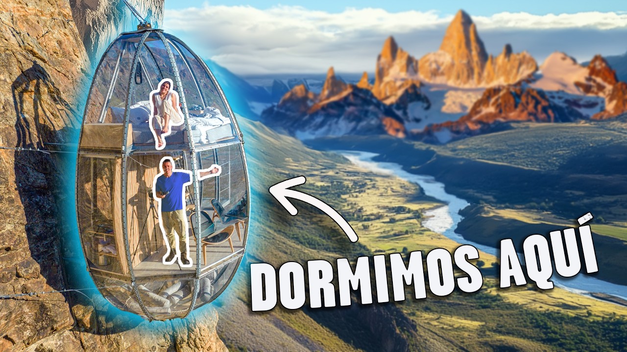 ASÍ es el Hotel Colgante MÁS CARO del Mundo 🇦🇷 Patagonia Argentina