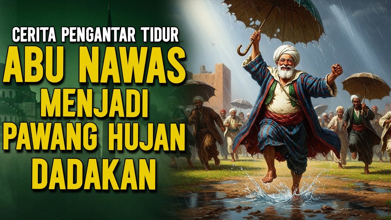 ABU NAWAS MENJADI PAWANG HUJAN DADAKAN || CERITA LUCU PENGANTAR TIDUR