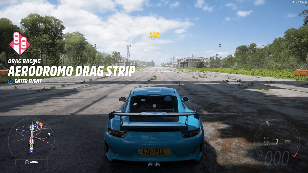 809 HP Porsche 911 GT3RS | Driving Gameplay | Airport Runway Drive | Forza Horizon 5