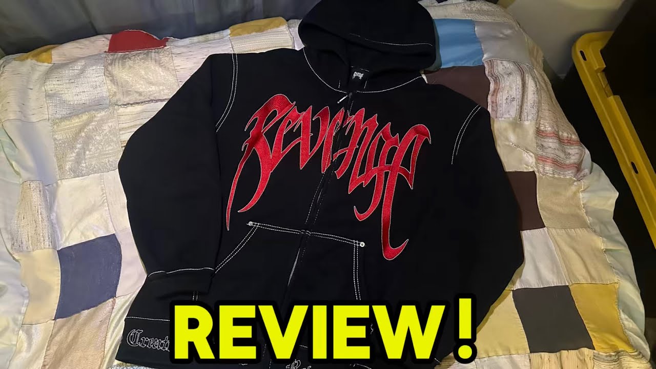 Revenge Bred Contrast Zip Hoodie Review! (V1)