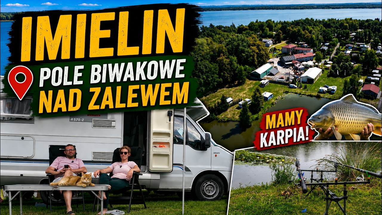 Imielin Pole biwakowe nad zalewem