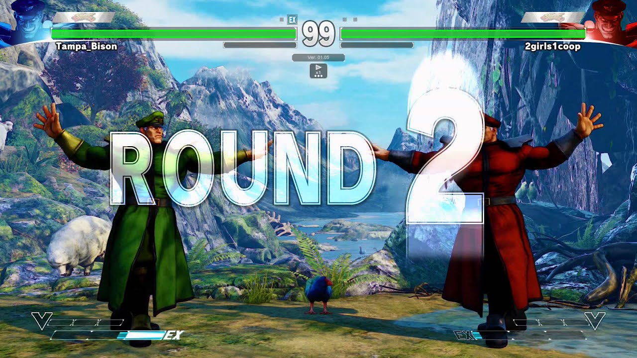 SFV~ M.Bison (Tampa Bison) vs   M.Bison (2girls1coop) HD
