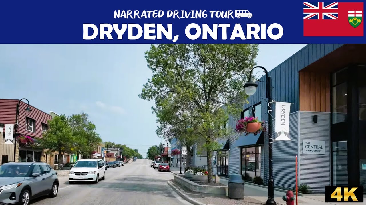 🚗 Dryden, Ontario 🌲 4K Drive