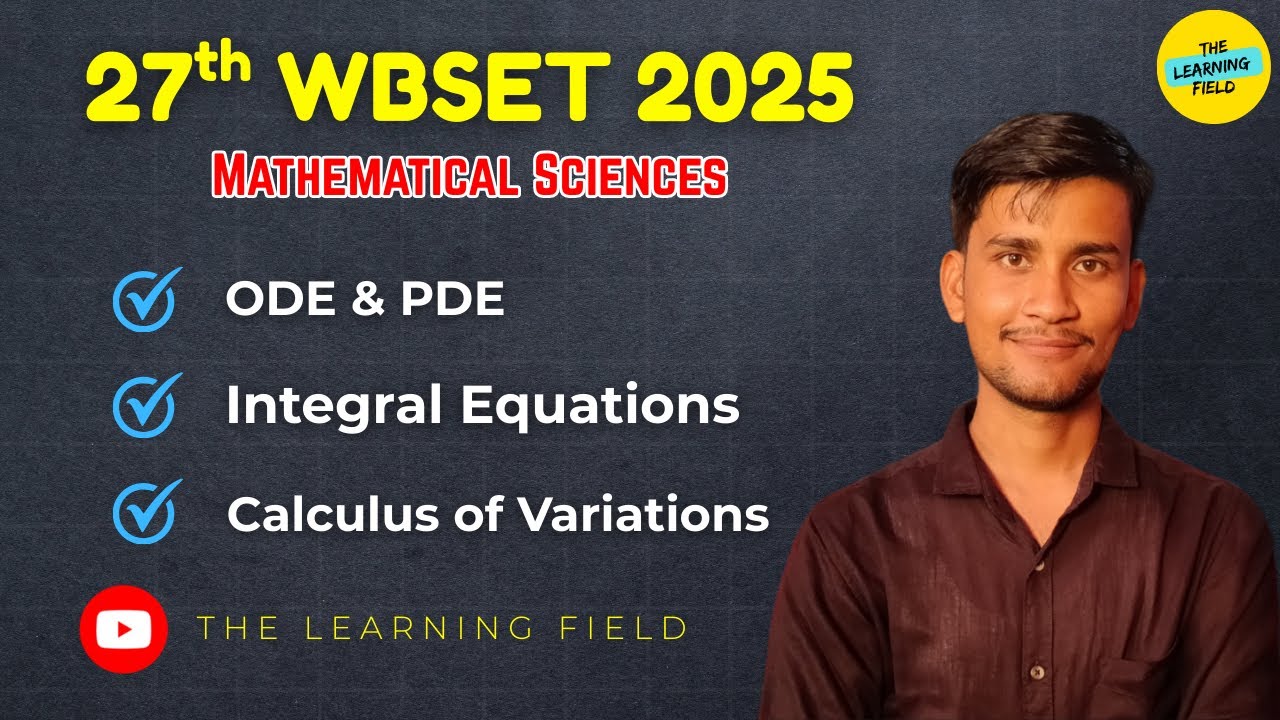 WBSET 2025 Mathematical Sciences Solutions | Part-2 | The Learning Field