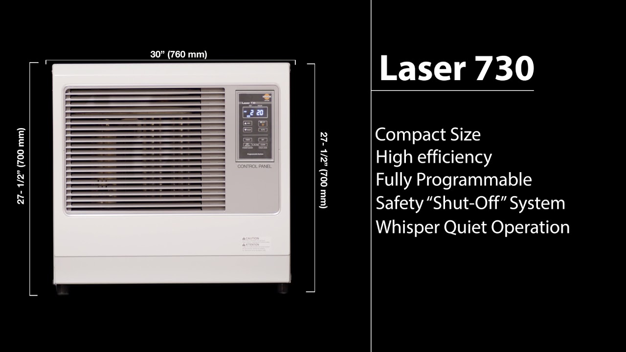 Toyotomi Toyostove Laser 730: 15-Second Spot | High-Efficiency Heating