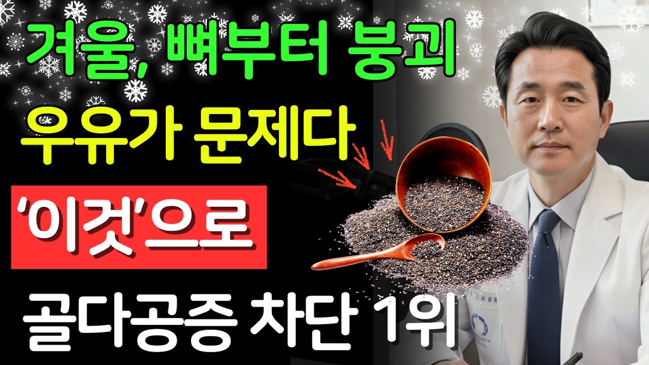 우유 말고 '이것' 드세요! 골다공증 막는 최고의 칼슘 폭탄 음식 1위 | 건강의 비밀 | 시니어 필수 정보 | 노후건강