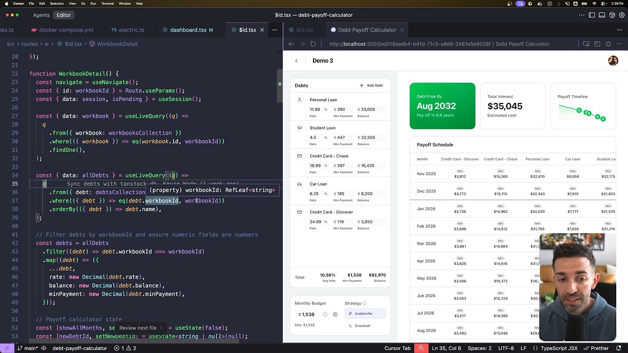 TanStack DB + Electric SQL — это стек, который меня сейчас больше всего воодушевляет.