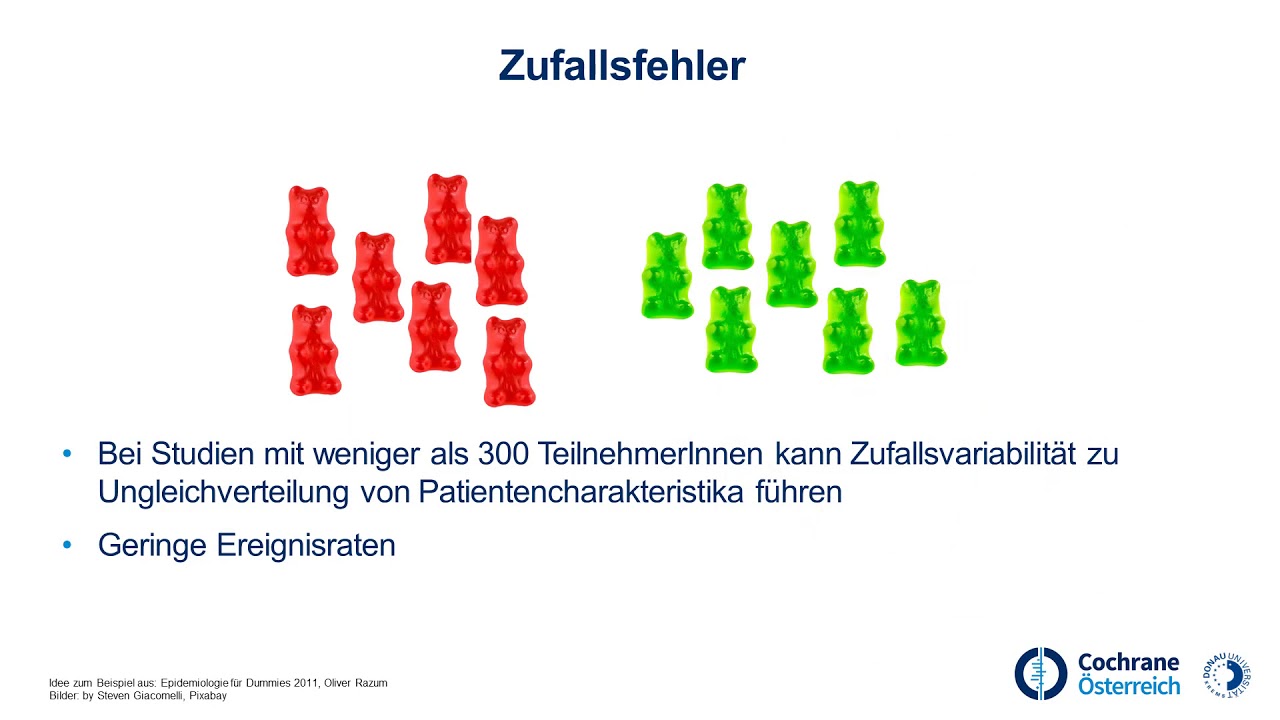Confounding, Zufallsfehler und Bias: H&auml;ufige Fehlerquellen in Studien