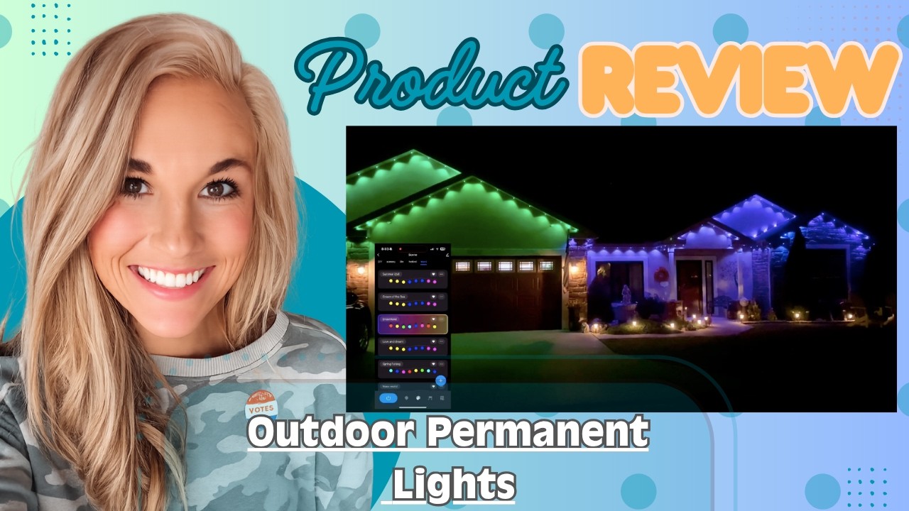 DeckTok Permanent Outdoor Lights, 100ft RGB & 60pcs LED Lights