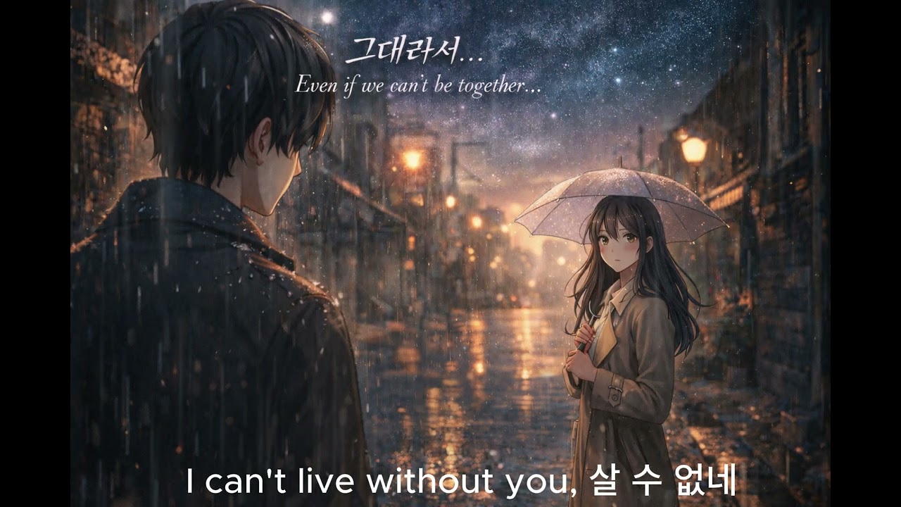 그대라서… 끝까지 지킬게 🌧️✨Because It Was You… I’ll Protect You Till the End 🌌