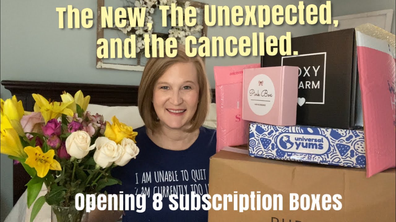 Opening 8 Subscription Boxes | April 2021 | The New, The Unexpected, and the Cancelled