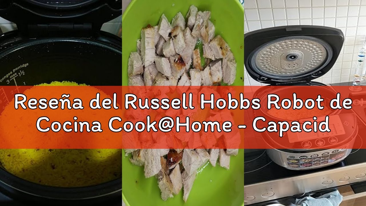 Reseña del Russell Hobbs Robot de Cocina Cook@Home - Capacidad 5 L, Recipiente de Acero Inoxidable,