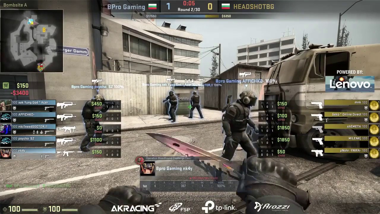 Aniventure 2016 CSGO BPro vs HSBG ФИНАЛOverpass