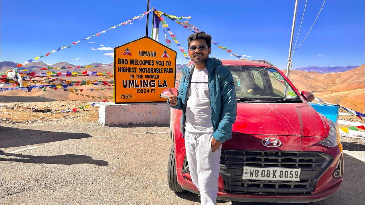 Ep-10| Hanle to Umling La | World&rsquo;s highest motorable road| Kolkata to Ladakh by Car|Self drive |4k|