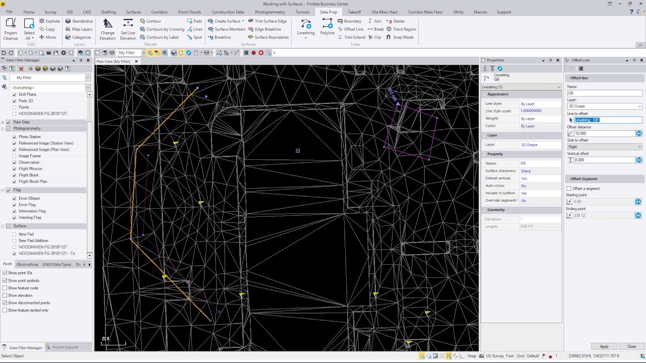 Working with Surfaces - Trimble Business Center