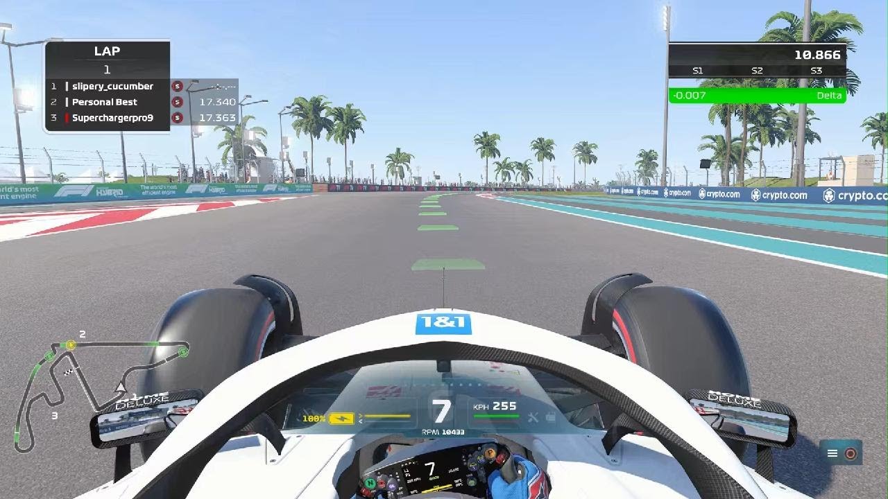 F1 22 Abu Dhabi World Record Hotlap