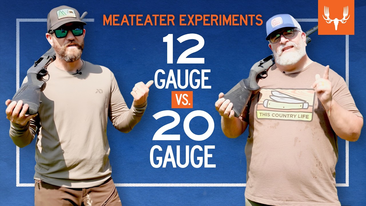 20 Gauge vs. 12 Gauge | MeatEater Experiments | With Clay Newcomb and Brent Reaves