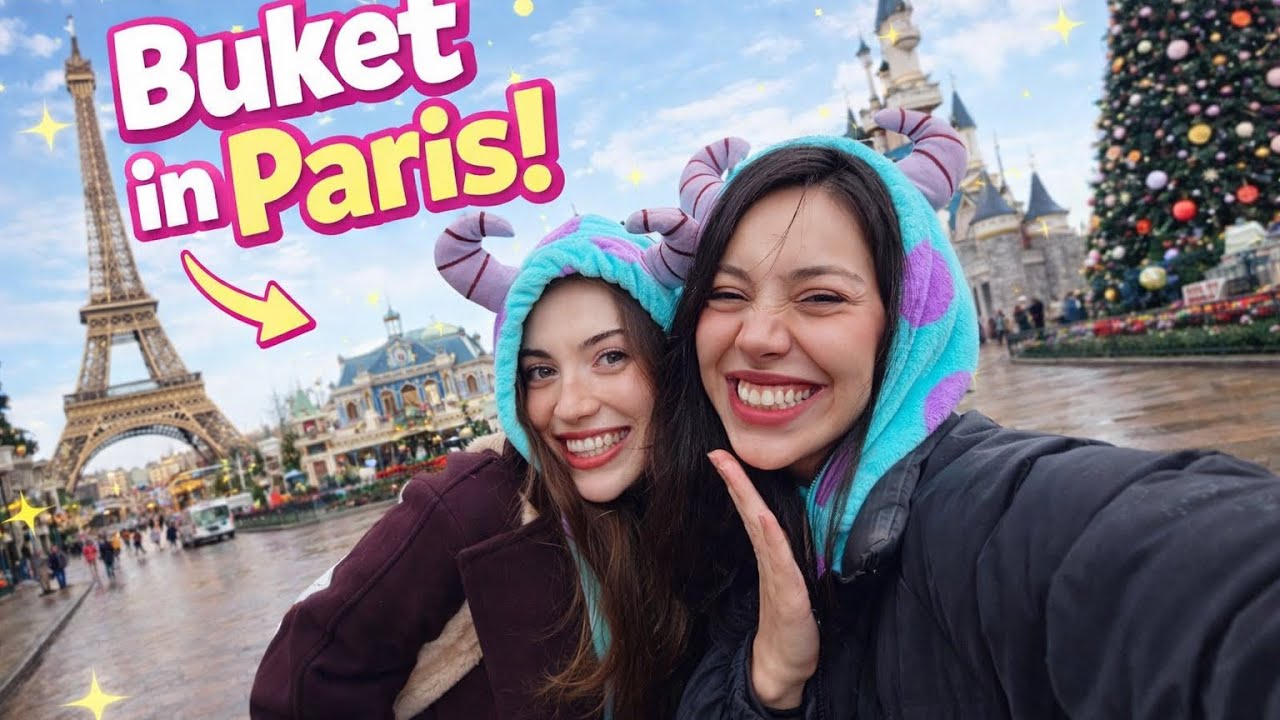 BUKET IN PARIS w/ EDA YAMAN🇫🇷💘 (disneyland, avatar, alışveriş..) 🛍️
