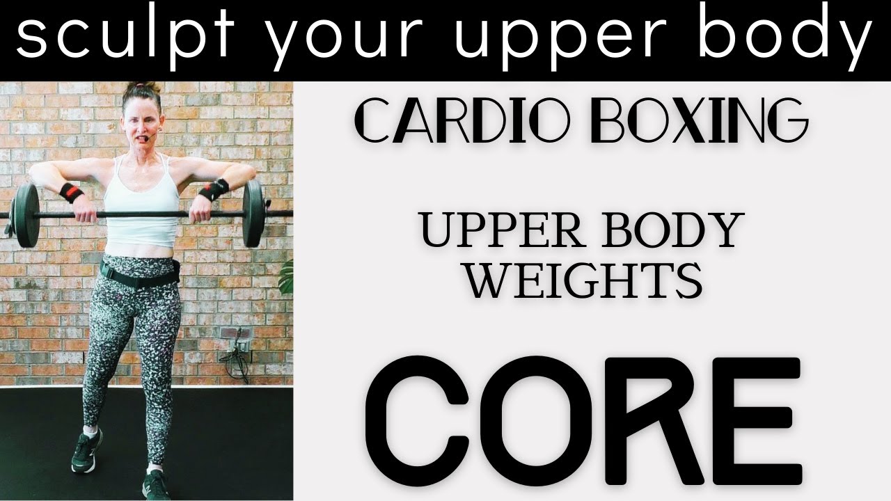 Over 40 UPPER BODY Workout For Women 🔸 Cardio Boxing-Weights -Core Routine🔸 Weight Loss & Toning