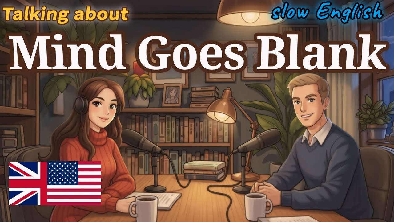 Learn English with Real-Life Conversation | Talk About Why Your Mind Goes Blank When Speaking