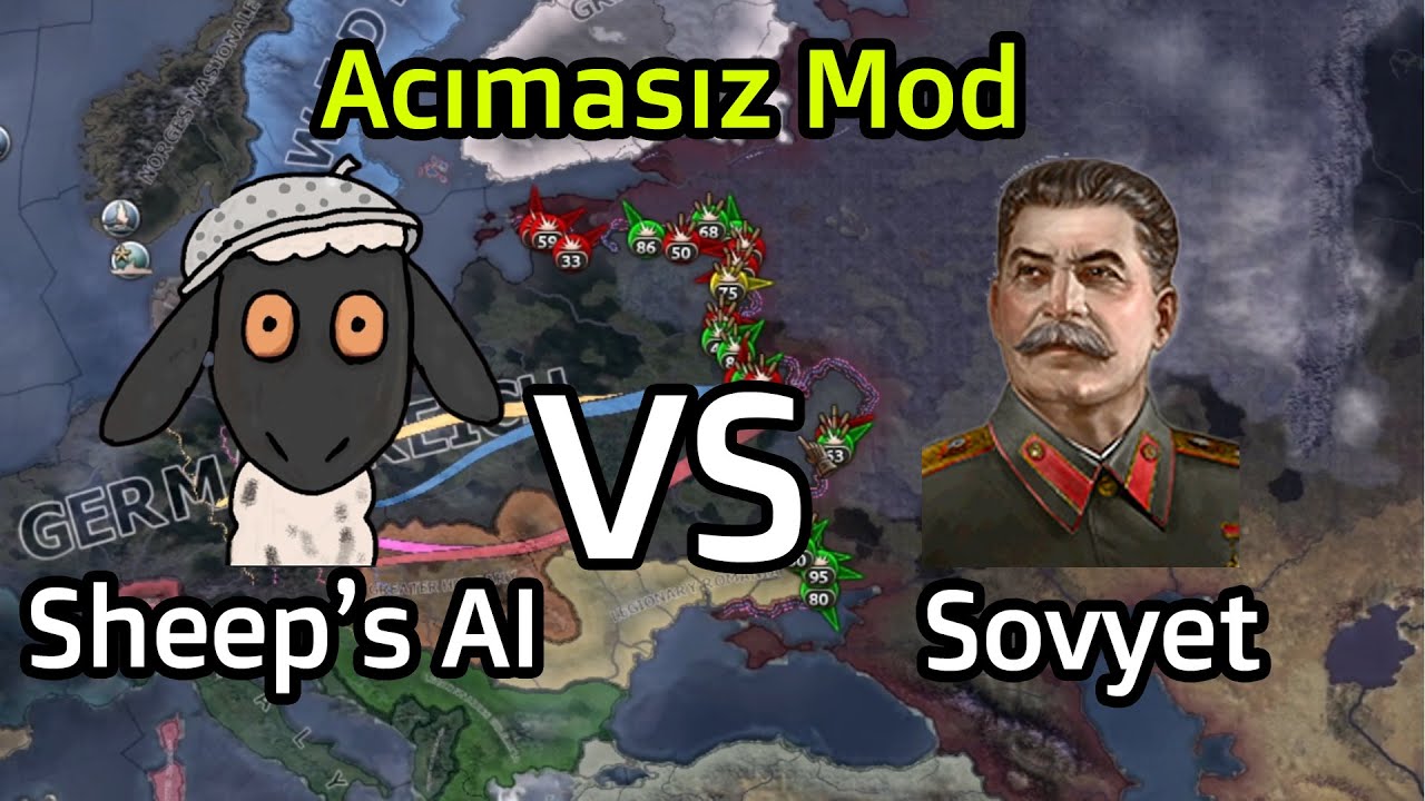 HEARTS OF IRON 4 - SHEEP'S MOD AI vs SOVYET - REHBER TADINDA