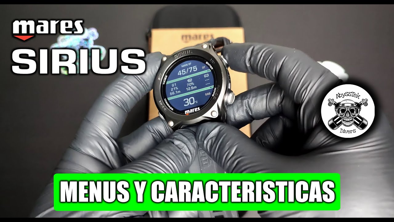MARES SIRIUS A FONDO -MENUS Y CARACTERISTICAS-