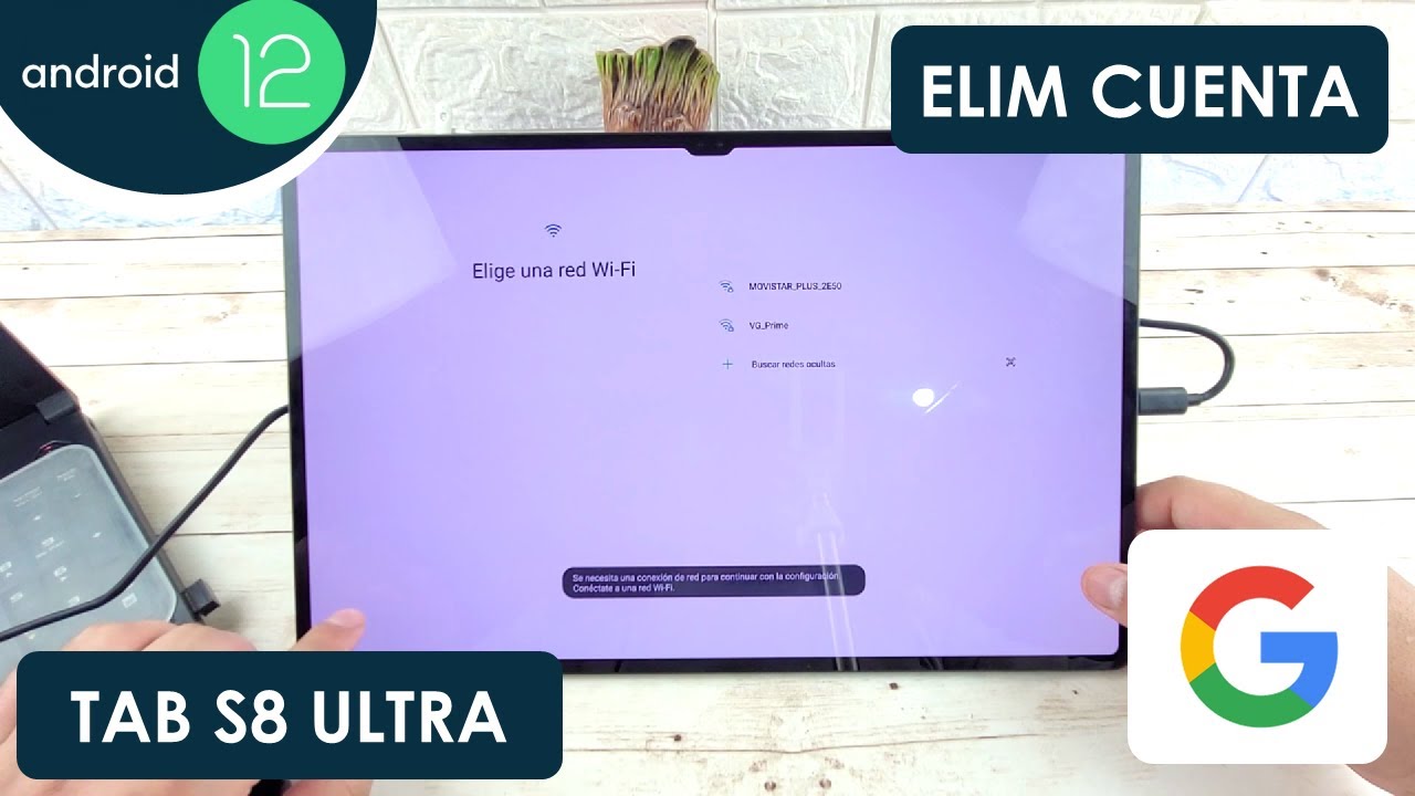 Eliminar Cuenta de Google Samsung Galaxy Tab S8 Ultra | Android 12