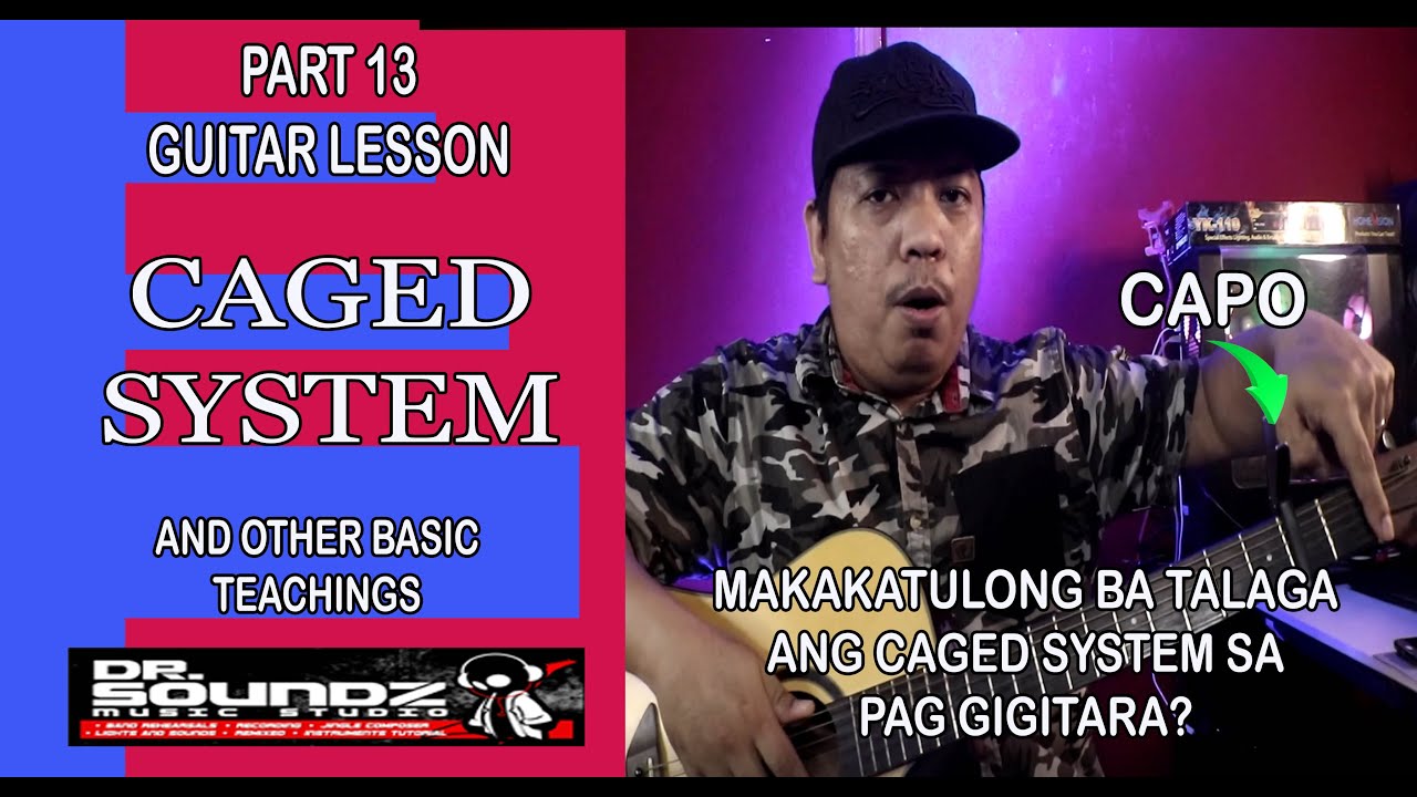 PART13 GUITAR LESSON  TUTORIAL/ CAGED SYSTEM