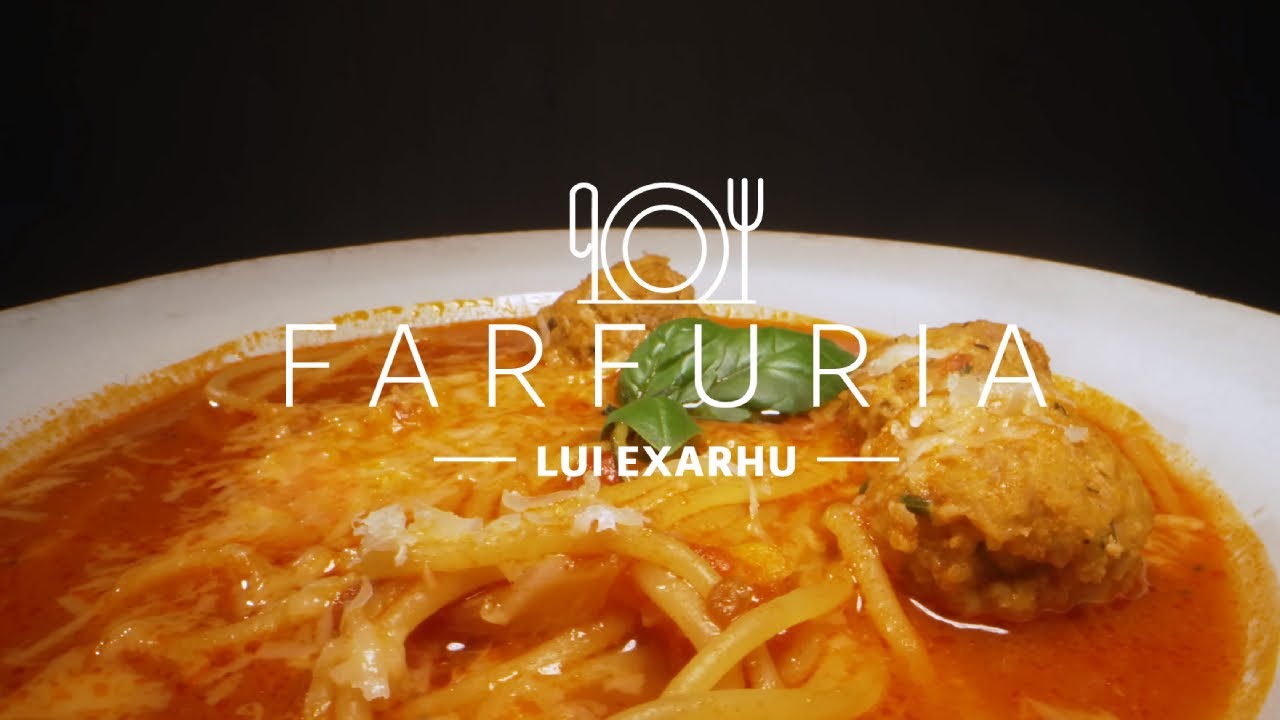 Rețetă pentru lipiciosul din tine - Supă de roșii cu chiftele și spaghetti | Răzvan Exarhu