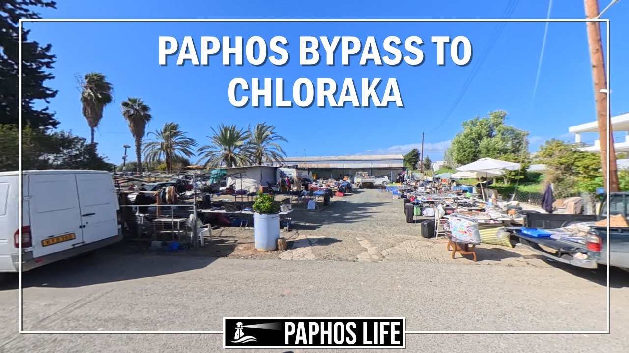 Paphos Bypass To St Georges Beach, Chloraka
