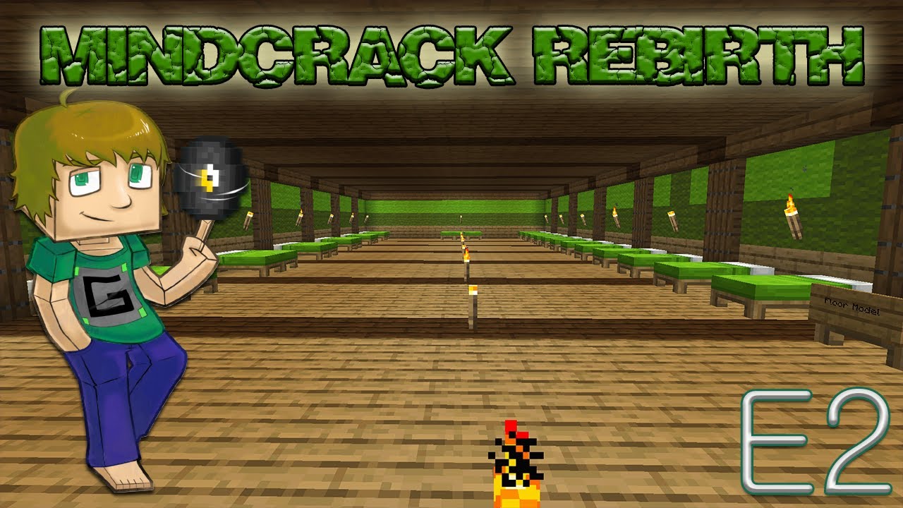 Minecraft Mindcrack Rebirth SMP - E2 - GuudeNite Sleeps