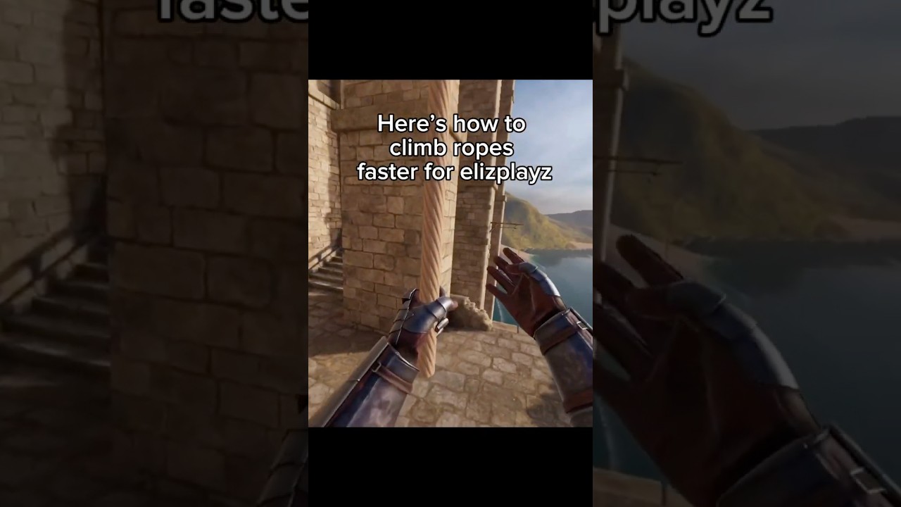 @eliplayz1801  watch this. A rope climbing tutorial