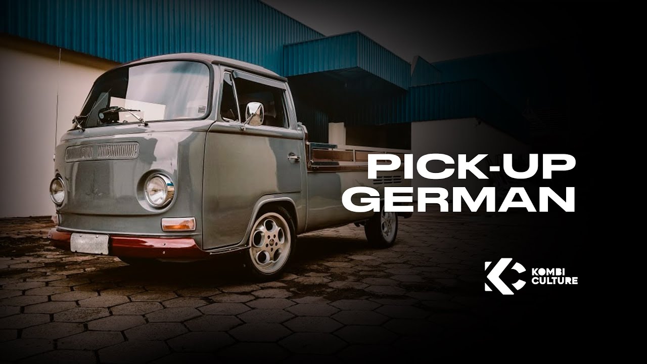 KOMBI PICK-UP 1986 NA PEGADA GERMAN | Ele fez tudo novo na cabrita!