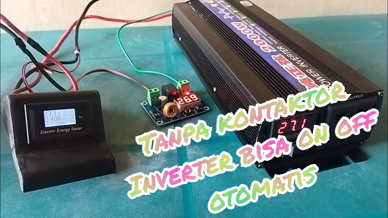 menghubungkan LVD dengan inverter tanpa perlu kontaktor / relay tambahan