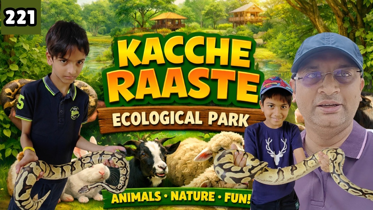 Wildlife encounters at an ecological park - Kacche Raaste