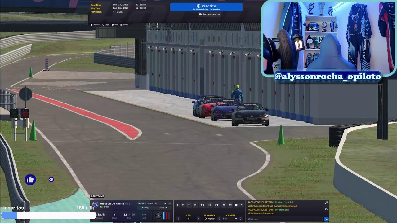 Transmissão ao vivo de Um Piloto Virtual