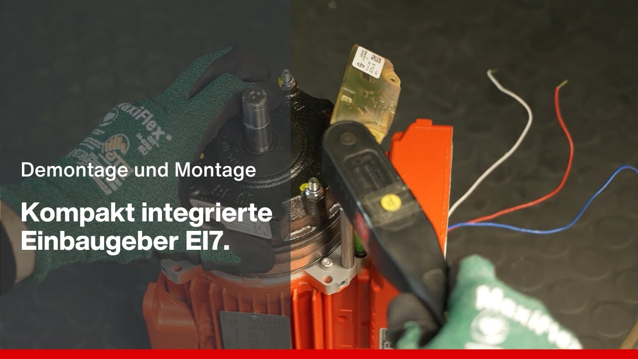 Demontage und Montage | Kompakt integrierte Einbaugeber EI7. | SEW-EURODRIVE