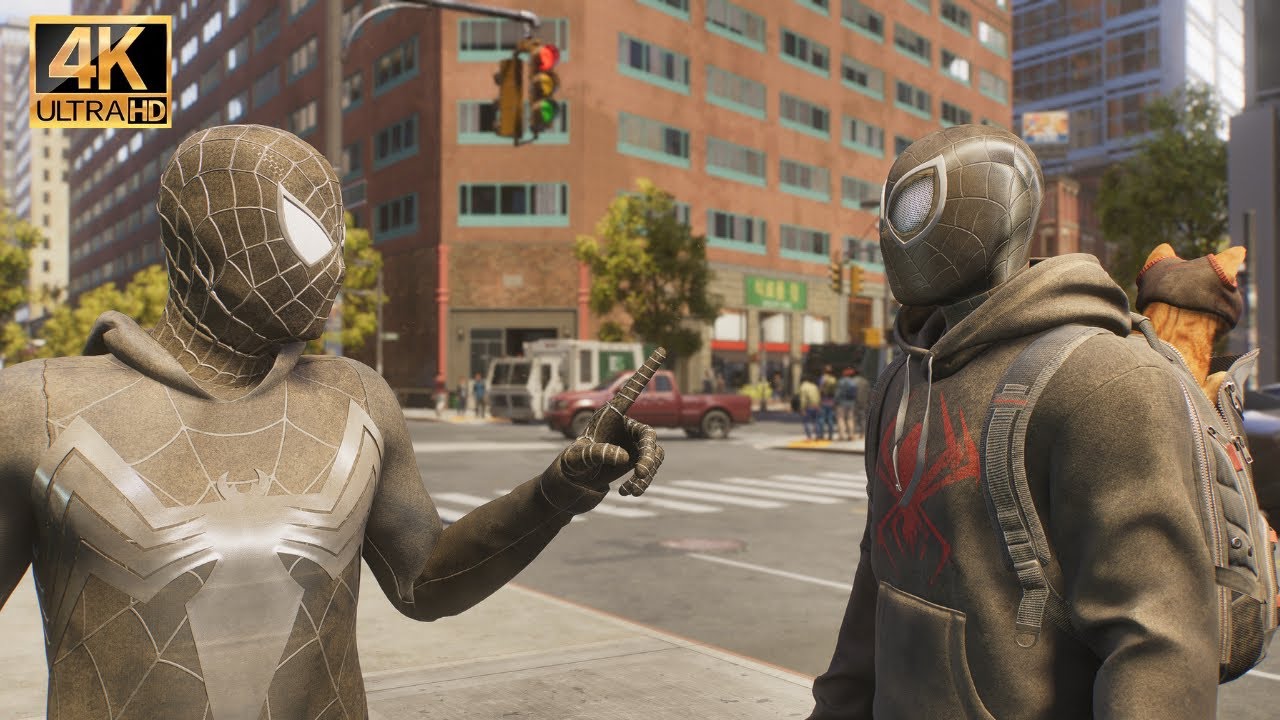 Black Webbed & Bodega Cat Suits Save NYC (NG+) - Marvel’s Spider-Man 2 Gameplay (4K60FPS) 