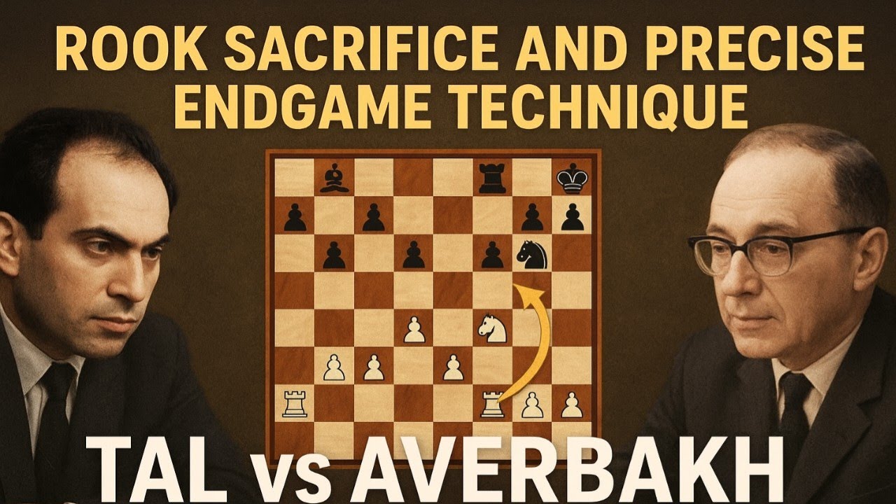 Rook Sacrifice and Precise Endgame Technique – Tal vs Averbakh, 1959
