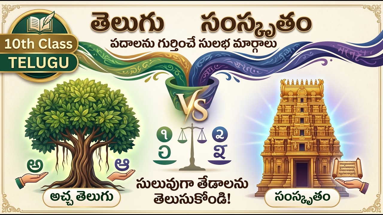 10thClassTelugu - words , Samskrutha Padalu Difference | Telugu Sandhulu | Grammar #shameemmadam