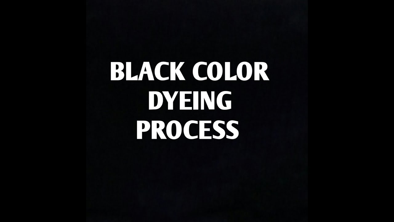 Black color dyeing process ll Knit fabrics dyeing