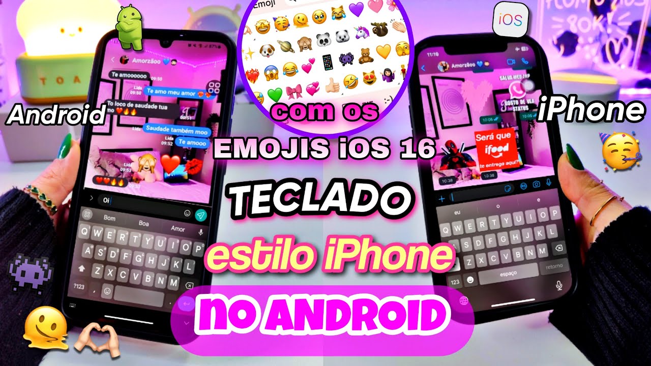 TECLADO ESTILO iPHONE NO ANDROID | Samsung, Xiaomi, Motorola, Lg...