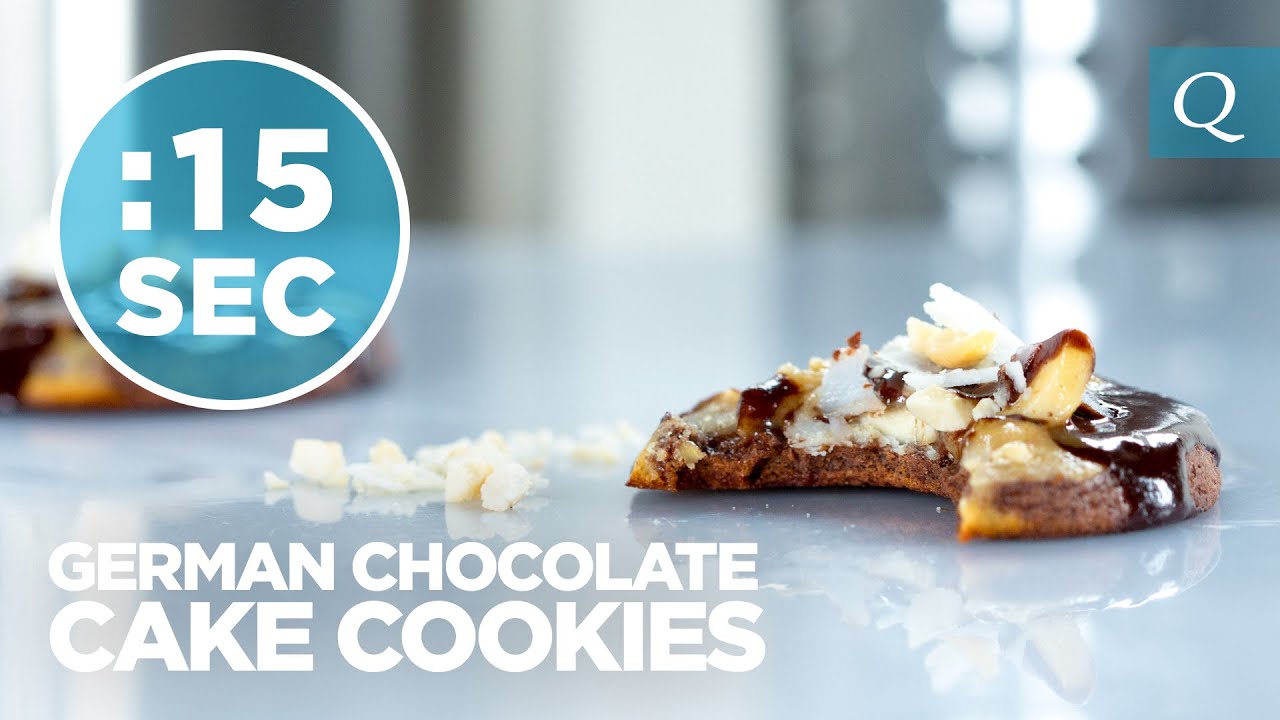 German Chocolate Cake Cookies - #15SecondRecipe