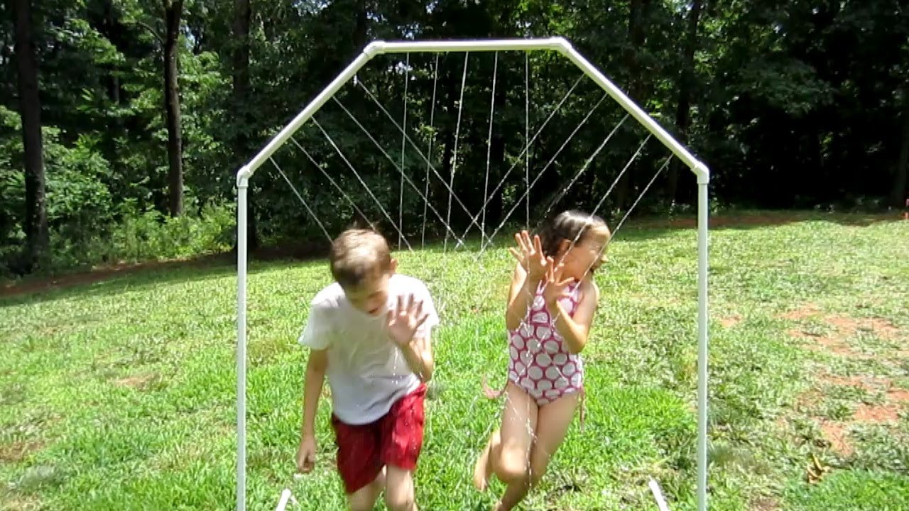 How to make a Homemade Water Park with PVC