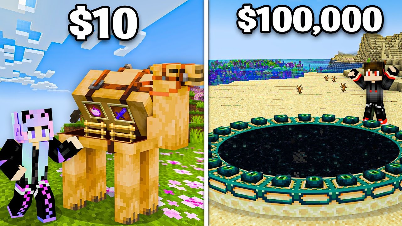 $1 vs $1,000,000 Most Illegal Base in Minecraft
