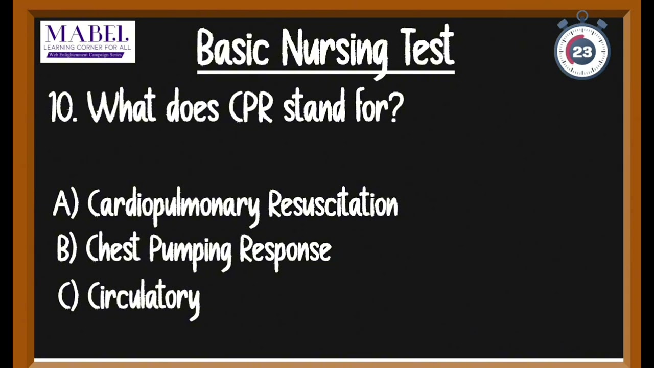 Basic Nursing Entrance Exam | Must-Know Nursing MCQs with Answers & Explanations 🩺📚