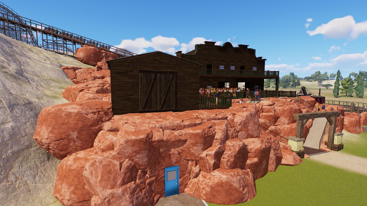 COAST r PARK #48 UNCUT – Mehr Western-Felsen an Bahn und Station | Planet Coaster 2